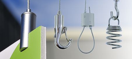 Wires and fittings for hanging signs