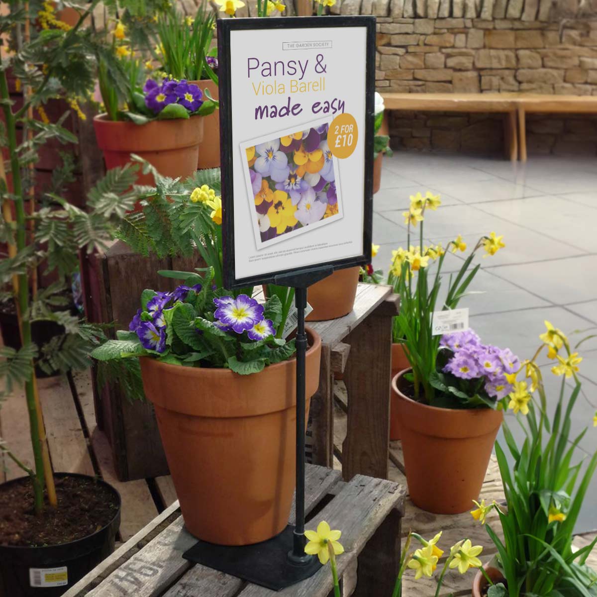 Garden Centre displays: Keep your graphics updated