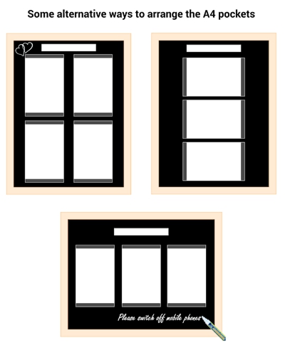 Alternative pocket layouts