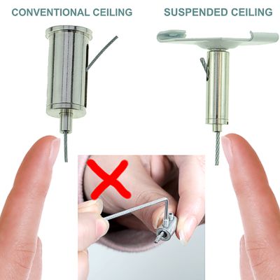 Upgrade with these add-on ceiling fixings