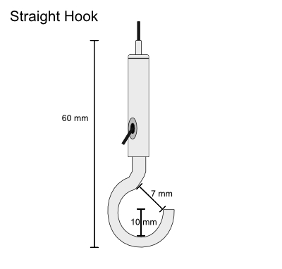 straight hook
