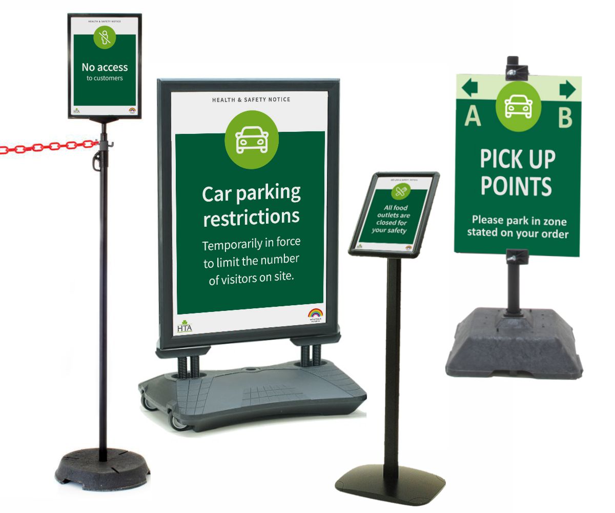 Covid-19 signs for garden centres